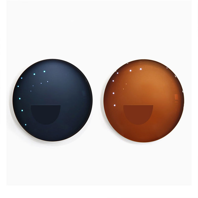 1,56 bifokális fotokróm lapos felső lencse HMC/SHMC