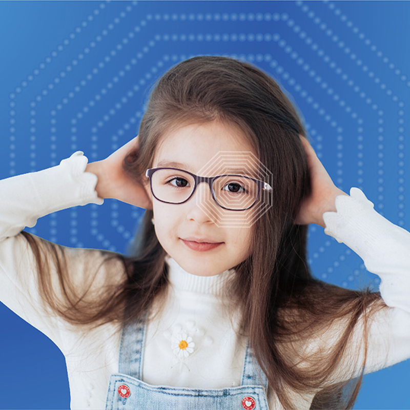 Nyolcszögletű körkörös rövidlátást szabályozó lencse