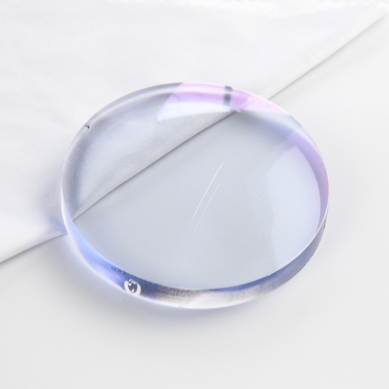 1,60 félkész kék blokk, egylátó lencse